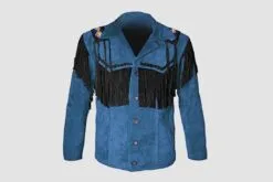 Fringe Suede Jacket for Mens