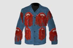 Cowboy Leather Jacket Men's Western Jacket For Sale