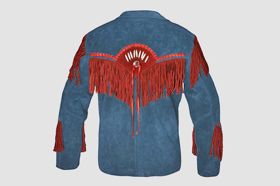 Cowboy Leather Jacket Men's Western Jacket For Sale - Image 2