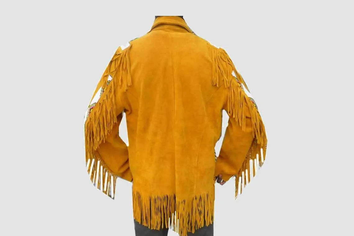 Cowboys Jackets For Men Mens Western Fringe Jacket - Image 3
