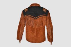 Alternative view of Stylish Men's Fringe Jacket for a Unique Look, MJ1020153