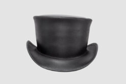 El Dorado Black Leather Top Hat Unbanded