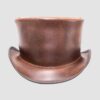 El Dorado Brown Leather Top Hat Unbanded, TH108B