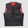 Black Hunt Club Leather Vest