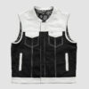 Hunt club leather motorcycle vest