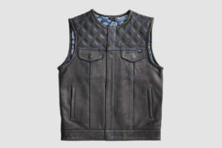 Hunt Club Motorcycle Leather Vest