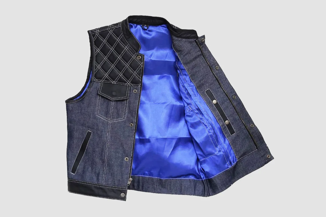 Amazing Hunt Club Biker Vest for Men | HBV51 - Image 2