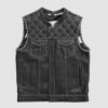 Men's Leather Motorcycle Vest