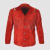 vintage fringe jacket mens