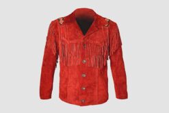 vintage fringe jacket mens