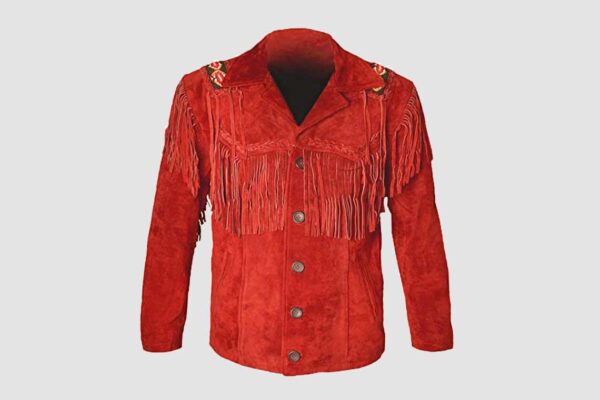vintage fringe jacket mens