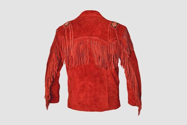 Alternative view of Vintage Fringe Jacket Mens - Retro Style - Modern Edge | AH1020152