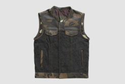 Sons Of Anarchy Camo Leather Vest