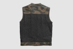 Alternative view of Sons Of Anarchy Camo Leather Vest | CLV21