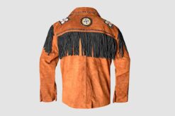 Alternative view of Western Cowboy Leather Jacket | Authentic Wild West Style | AH1020130