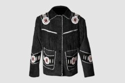 Traditional Western Leather Jacket For Sale