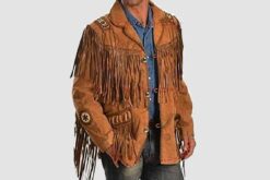 Alternative view of Western Fringe Leather Jackets For Sale