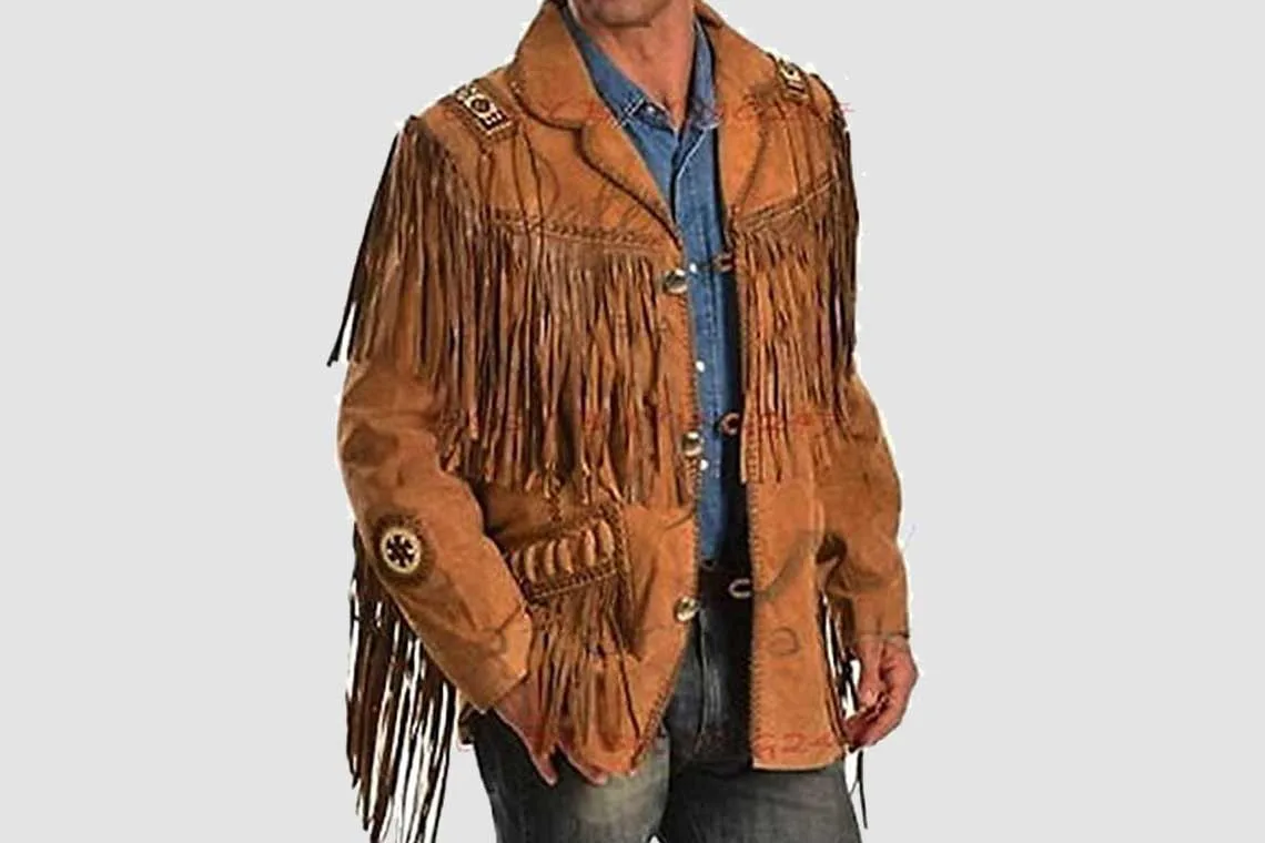 Western Fringe Leather Jackets For Sale - Image 2