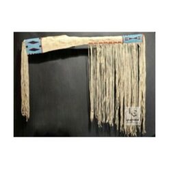 Beaded Plains-Style Fringed Suede Cover