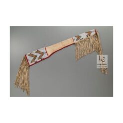 Fringed Plains-Style Hide Sleeve With Beads