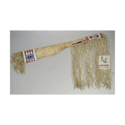 Beaded Plains-Style Hide Cover With Fringes - GC24