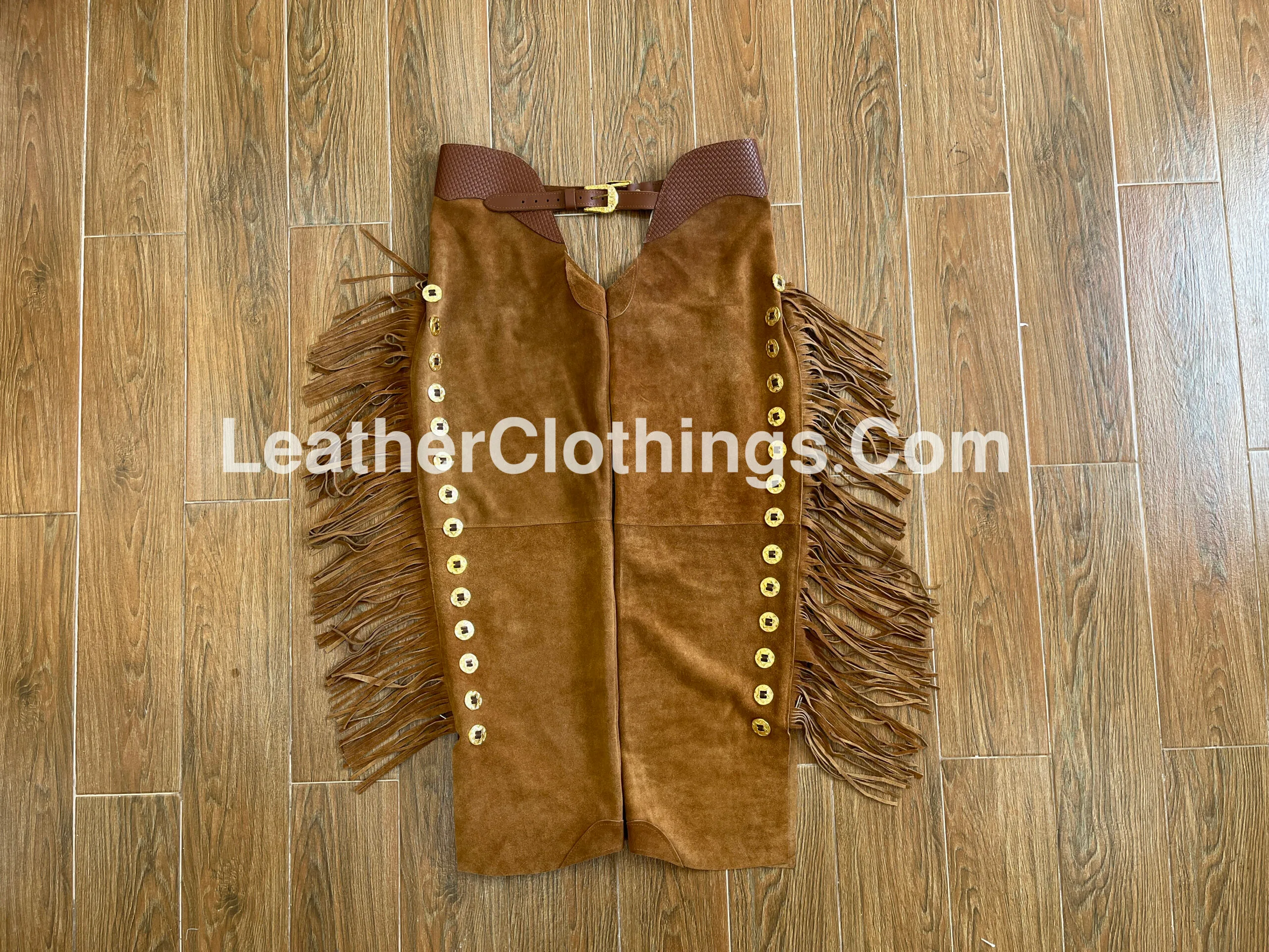 Women's Cowgirl Rodeo Western Suede Fringes Chaps