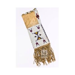 Plains-Style Beaded Suede Pipe Bag | PB7