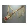 Plains-Inspired Suede Sleeve With Fringes And Beads