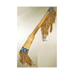 Plains-Style Suede Cover With Fringes And Beads