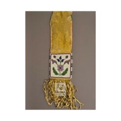 Fringed Pipe Bag Beaded Hide | PB3