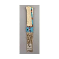 Southwestern-Style Beaded Buckskin Pouch | PB4