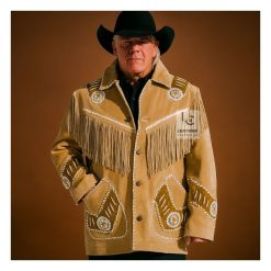 Vintage Men’s Suede Fringed Jacket MSWJ45A