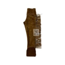 Western Dark Brown Suede Fringe Pant MSP119A