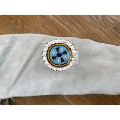 Women Native Indian Cowgirl Western Gray Suede Jacket WSJ1A