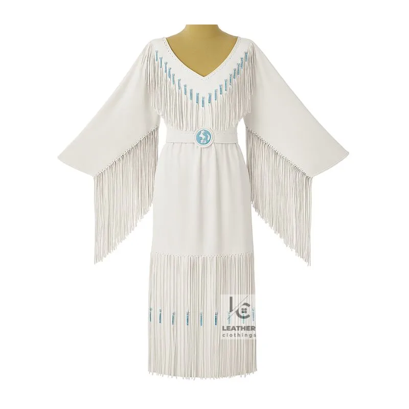 Women White Maxi Dress - WLM2