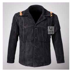 Black Fringe Jacket - Glamorous - Modern - MSBJB1