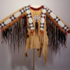 Sioux Western Native American Indian Suede Shirt With Beads Fringes | SWS27