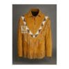 Native American Suede Shirt With Fringes