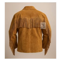 Cowboy Brown Suede Western Jacket Premium Quality and Style MWJ1B2
