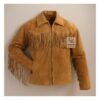 Cowboy Brown Suede Western Jacket Premium Quality and Style MWJ1B2