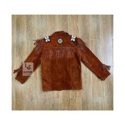 Good-Looking Men Rusty Brown Suede Jacket RBSEB1 (2)
