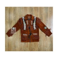 Good-Looking Men Rusty Brown Suede Jacket RBSEB1 (2)