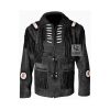 Leather Jacket Cowboy Style For Mens Bold - Beautiful - Basics MSWJ104BL