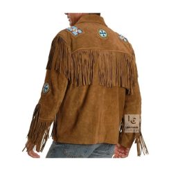 Legendary Cowboy Eagle Beaded Jacket MEBLJ1