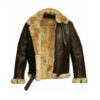 RAF B3 Bomber Aviator Jacket Sheepskin Pilot Flight Coat