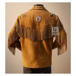 Mens Western Jackets with Fringes - Trendy, Comfortable MWJ3001