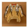 Native American Indian Beaded Shirt Suede Sioux War Shirt - SWS1