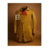Native American War Shirt With Fringes In Yellow Buckskin