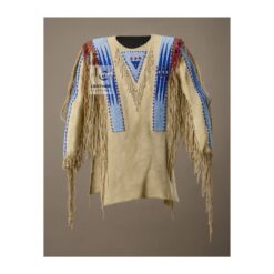 Plains Indian Beaded Suede War Shirt
