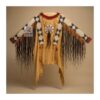 Sioux Western Native American Indian Suede Shirt With Beads Fringes SWS27